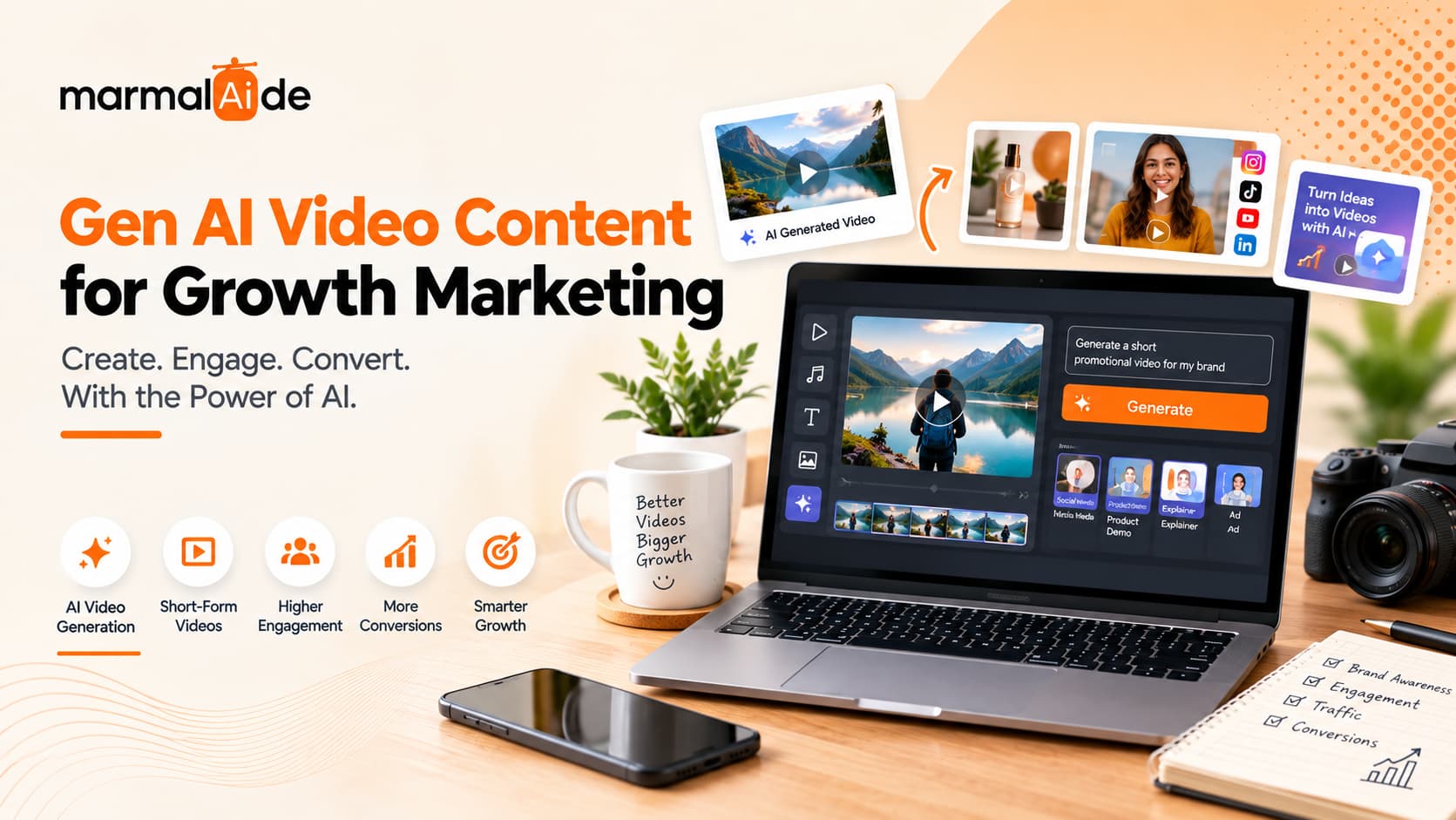 Gen AI Video Content for Growth Marketing
