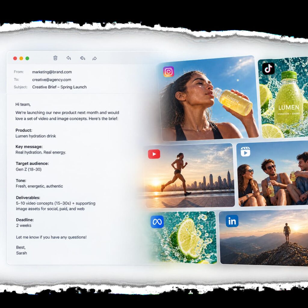 How we create Content From brief to concept